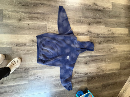 🧿 Motek Indigo Distress Hoodie