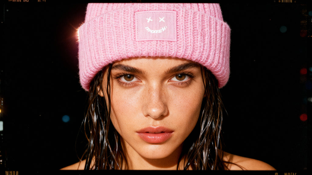 Sweet Knit Beanie — Cotton Candy