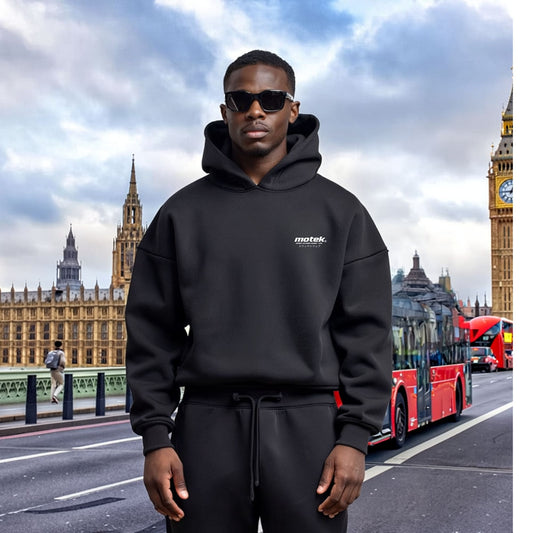 Motek Sweetwear Signature Tech Hoodie – Black